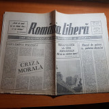 Ziarul romania libera 29-30 iulie 1990-art.la sapanta moartea nu mai este vesela