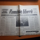 Ziarul romania libera 21 martie 1990-art. valea jiului nu crede in lacrimi