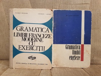 GRAMATICA LIMBII FRANCEZE/ENGLEZE-PISOSCHI/GHIDU/LEVITCHI foto