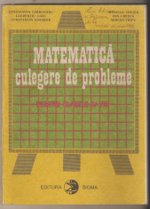 Matematica culegere de probleme pentru clasele IV-VIII foto