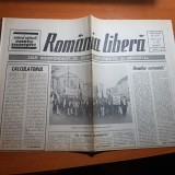 Ziarul romania libera 24 martie 1990-nu tulburati lumina eroilor nostri