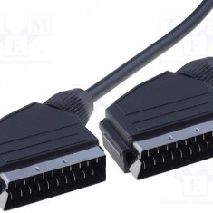 Cablu scart - scart / Cablu A/V SCART Tata - SCART Tata - 1,5 M / euroscart