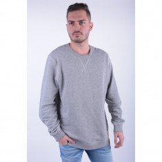 Bluza Bumbac Jack&amp;amp;Jones Recycle Crew Neck Gri foto