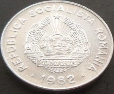 Moneda 25 Bani - RS ROMANIA, anul 1982 *cod 4511 --- A.UNC foto