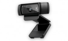 CAMERA WEB Logitech 1920x1080 Full HD, Webcam C920, 15MP Sensor, Microfon, Carl Zeiss lens, USB 2.0 &amp;quot;960-000768&amp;quot; foto