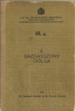 Gardonyi Jozsefne / Kovacs Jozsefne - A Gazdasszony Dolga - 1929