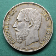 Belgium / 5 Francs 1873 / Silver foto