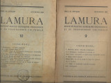 4 Reviste LAMURA - indrumari pedagogice si propaganda culturala, 1927,Bucuresti