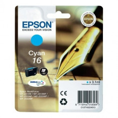 Cartus cerneala Original Epson Cyan C13T16224010 compatibil WF2540 &amp;quot;C13T16224010&amp;quot; foto