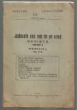 Revista JUDECATA CEA MAI DE PE URMA - 1931, Bucuresti, timbrata