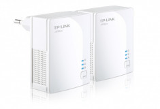 Kit Adaptor Powerline Ethernet 200Mbps Nano Size, Homeplug AV, 2 buc., TP-LINK TL-PA2010KIT foto