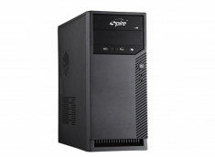 CARCASA Spire 420W, ATX, front USB &amp;amp; audio, suport 2x 80mm fan, black, sursa 420W &amp;quot;SP1077B-420W-E1&amp;quot; foto