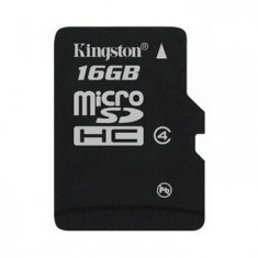 MicroSDHC 16GB (Class 4) + adaptor SD KINGSTON &amp;quot;SDC4/16GB&amp;quot; foto