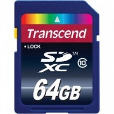 Secure Digital Card SDXC 64GB (Class 10) TRANSCEND &amp;quot;TS64GSDXC10&amp;quot; foto