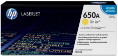 Toner Original pentru HP Yellow 650A, compatibil CP5525, 15000pag &amp;quot;CE272A&amp;quot; foto