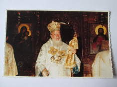 Foto 138 x 88 mm din anii 90 cu PF Teoctist,Patriarhul Bisericii Ortodoxe &amp;#039;86-07 foto