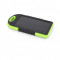 Baterie Externa / PowerBank Esperanza Sun 5200mAh, Negru-Verde