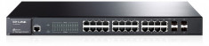 Switch L2 cu management 24 porturi 10/100/1000M + 4 sloturi SFP, TP-LINK... foto