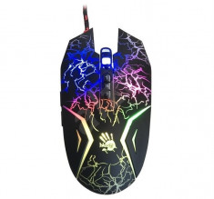 MOUSE A4Tech USB Gaming Bloody Light Strike Neon, 4000dpi, USB, non activated foto