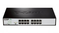 Switch 16 porturi 10/100/1000 Gigabit, 16 porturi Gigabit, Capacity 32Gbps,... foto