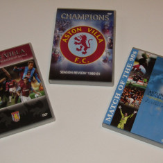 Lot 3 DVD-uri fotbal de colectie - ASTON VILLA (Anglia)