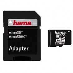 Card de Memorie HAMA Micro SDHC 32GB Clasa 10 + Adaptor SD foto