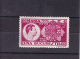 ROMANIA 1938 LP 125 LUNA BUCURESTILOR MNH, Nestampilat