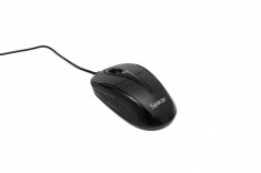 MOUSE Spacer USB, optic 1000DPI, black, USB &amp;quot;SPMO-F02&amp;quot; foto