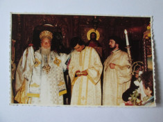 Foto 138 x 88 mm din anii 90 cu PF Teoctist,Patriarhul Bisericii Ortodoxe &amp;#039;86-07 foto