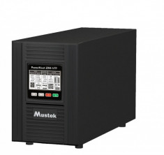 UPS Mustek 2000VA/ 1600W; PowerMust 2016 online LCD - display LCD, 6 prize... foto