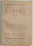 LAMURA - Revista de cultura generala - ianuarie 1923