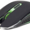 MOUSE Gembird USB gaming, 2400 dpi, green