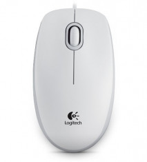 MOUSE Logitech USB &amp;#039;&amp;#039;M100&amp;quot; Optical USB Mouse, white &amp;quot;910-001605&amp;quot; foto