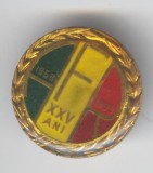 Insigna AFR - Asociatia Filatelistilor din Romania 1958-1983