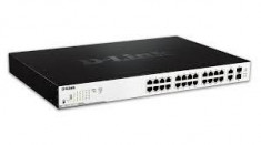 PoE (Power Over Ethernet) Switch Smart 26-port-uri PoE Gigabit, D-Link... foto