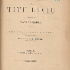Titu Liviu - Istoria Romana ( vol. I ) - 1884