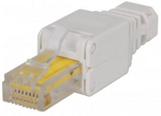 Conector modular RJ45 fara sertizare, compatibl cu 22-26 AWG miez solid sau litat UTP, cat. 5E, &amp;quot;790482&amp;quot; foto