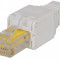 Conector modular RJ45 fara sertizare, compatibl cu 22-26 AWG miez solid sau litat UTP, cat. 5E, &quot;790482&quot;