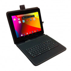 Husa universala cu tastatura pentru tablete cu diagonala de 9,7 inch foto