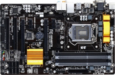 MB Gigabyte skt. 1150, Intel H97, 4*DDR3 1600/1333 MHz, VGA/DVI/HDMI, 1*PCIe 2.0, 1*PCIe 2.0(max x4), 2*PCIe1, 2*PCI, 6*SATA3 (RAID), Gigabit LAN,... foto