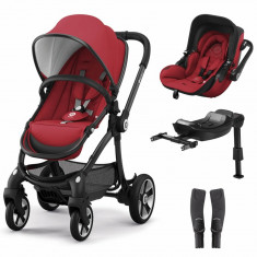 Set Kiddy Evostar 1 cu scoica auto Evoluna i-Size Ruby Red foto