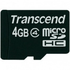 MicroSDHC 4GB (Class 4) TRANSCEND &amp;quot;TS4GUSDC4&amp;quot; foto