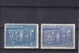 ROMANIA 1938 LP 123 INTELEGEREA BALCANICA SERIE CU SARNIERA