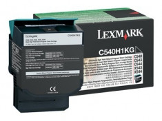 Toner Original pentru Lexmark Negru, compatibil C540/543/544/X543/544, 2500pag &amp;quot;C540H1KG&amp;quot; foto