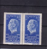 ROMANIA 1944 LP162 CENTENARUL INVATAMANTULUI MEDICAL-DR N KRETULESCU PERECHE MNH, Nestampilat