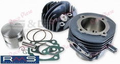 Set motor scuter 2T 125cc Piaggio Ape 55mm foto