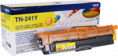 Toner Original pentru Brother Yellow, compatibil HL-3140/3170/DCP-9010/9120/9320, 1400pag &amp;quot;TN241Y&amp;quot; foto