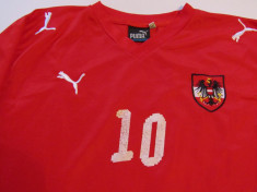 Tricou fotbal - nationala Austriei nr.10 IVANSCHITZ foto