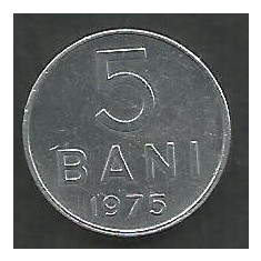 ROMANIA RSR 5 BANI 1975 [3] XF , livrare in cartonas