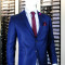 Sacou barbati , bluemarine , Slim Fit , Ucu Dima, Cod: Sacou B. TC 180 Bluemarin (Culoare: Bluemarin, Marime Sacou: 46)